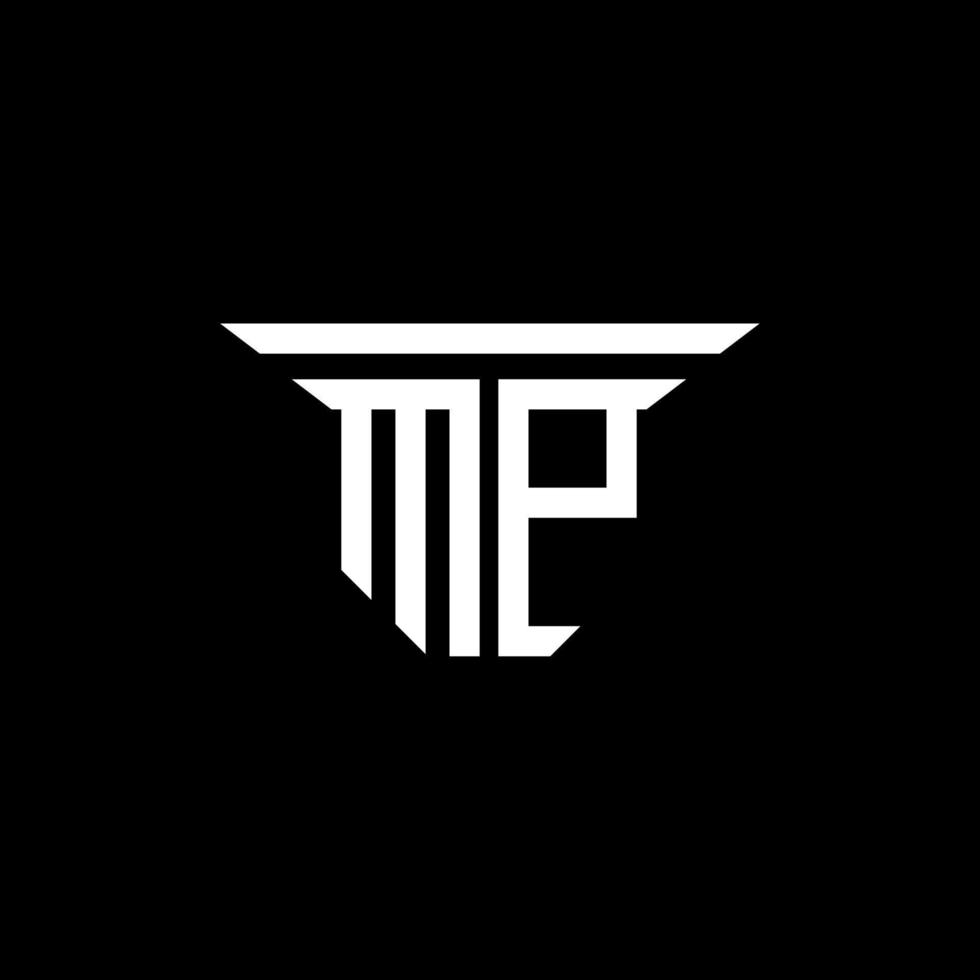 MP letter logo creative design with vector graphic