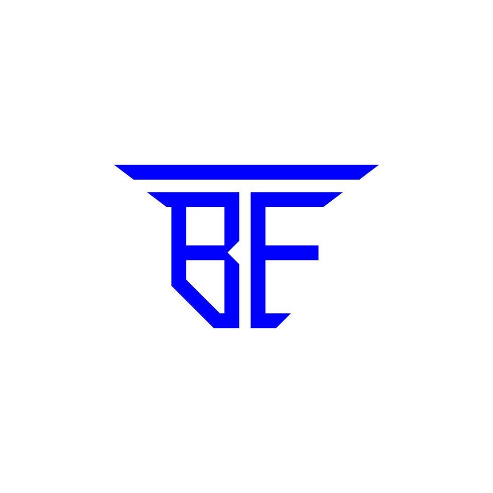 BF letter logo creative design with vector graphic