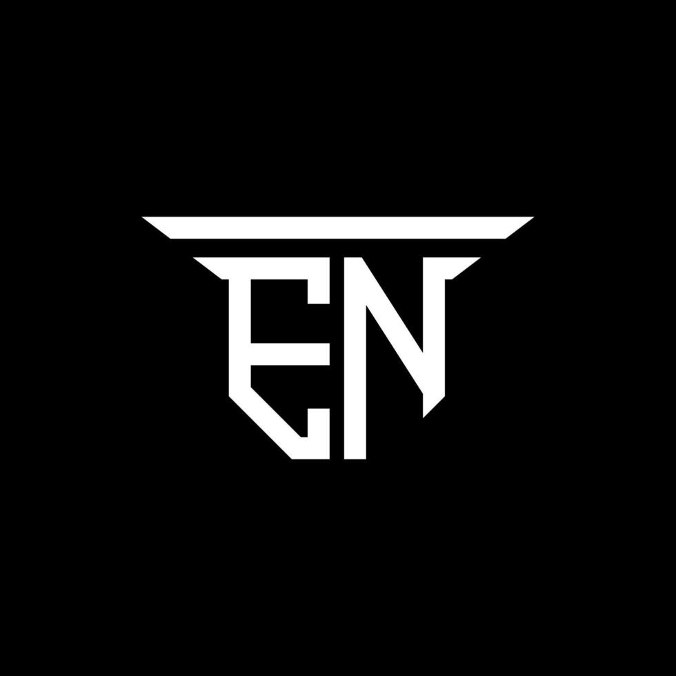 EN letter logo creative design with vector graphic