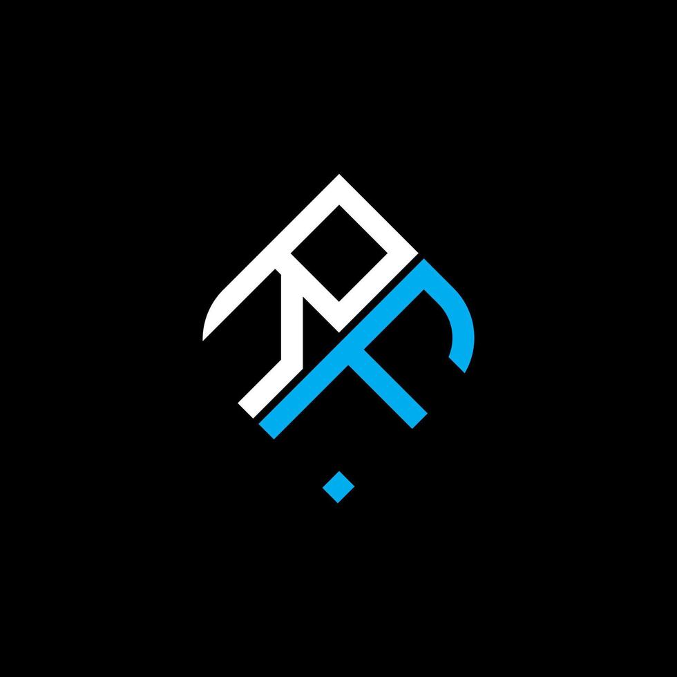 RF letter logo creative design with vector graphic