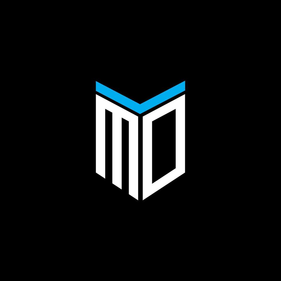 MO letter logo creative design with vector graphic
