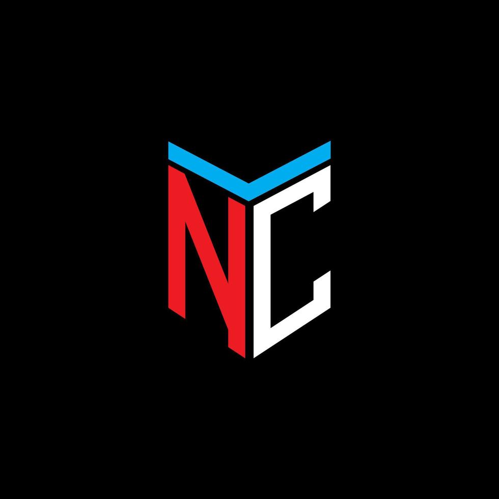 NC letter logo creative design with vector graphic