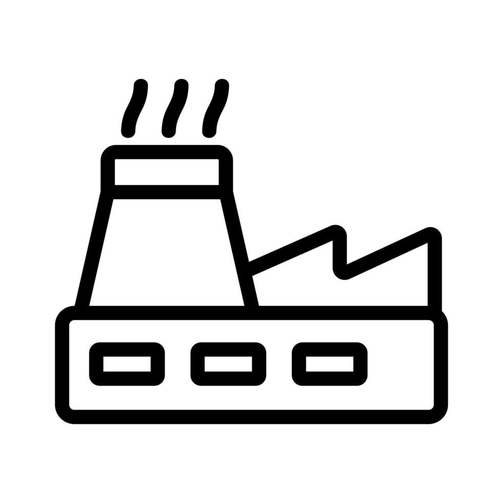 metallurgist plant icon vector. Isolated contour symbol illustration vector