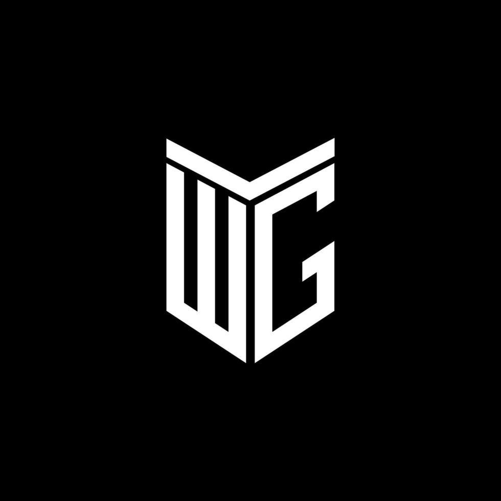 WG letter logo creative design with vector graphic