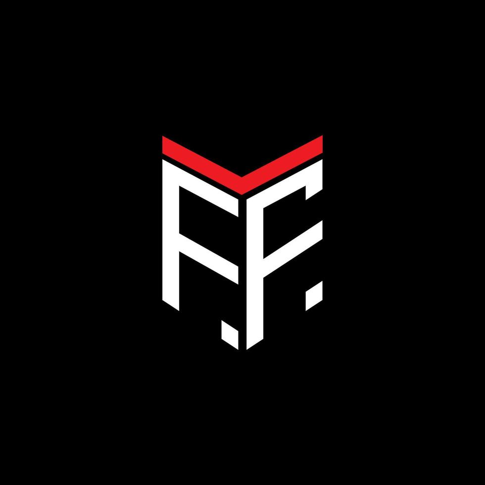FF letter logo creative design with vector graphic