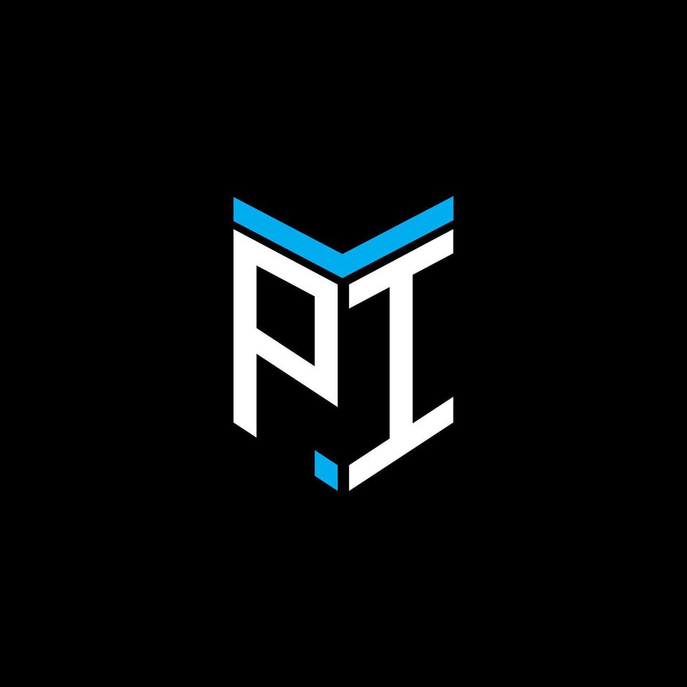 PI letter logo creative design with vector graphic