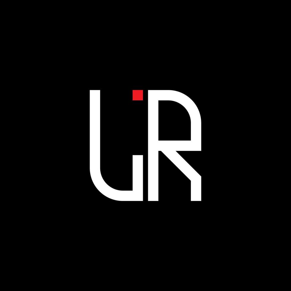 LR letter logo creative design with vector graphic