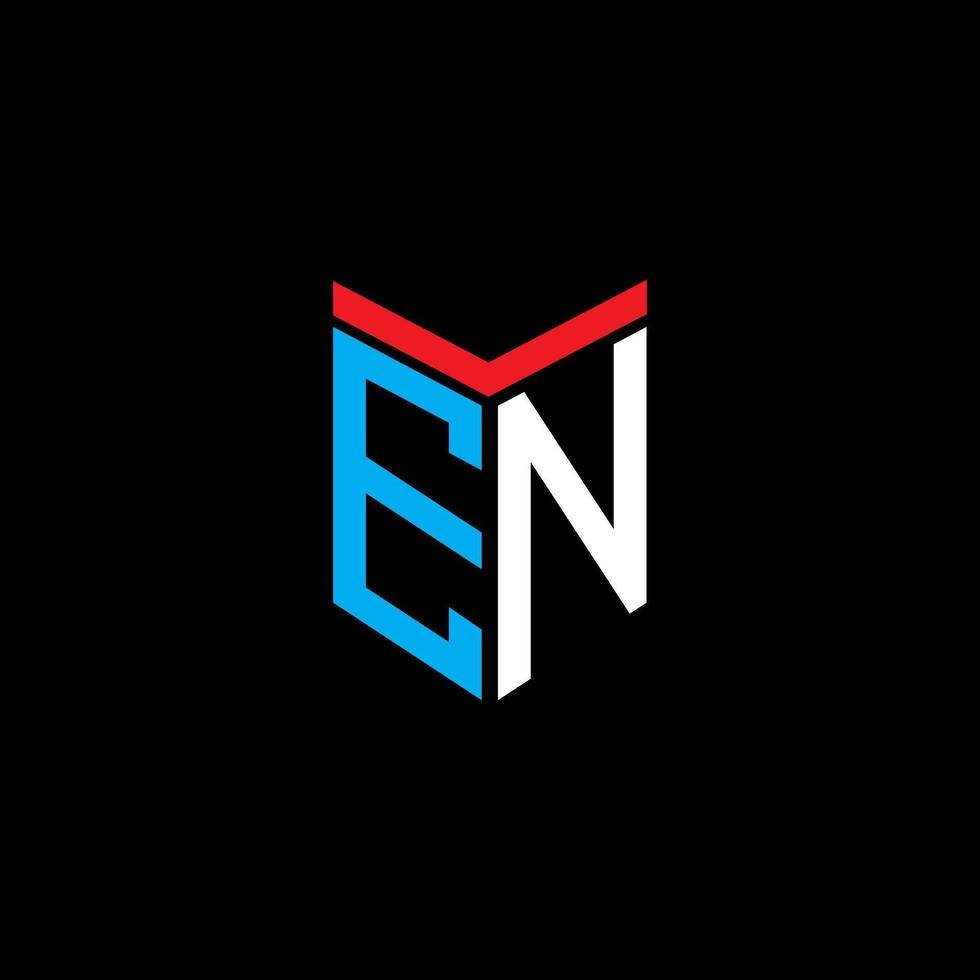 EN letter logo creative design with vector graphic