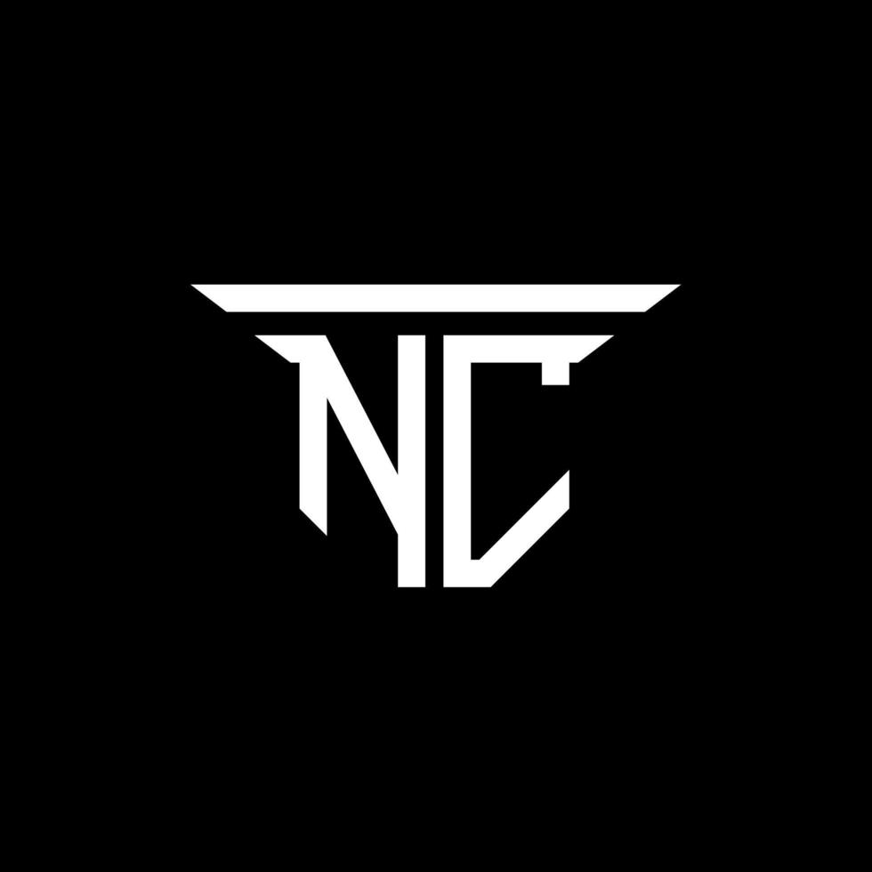 NC letter logo creative design with vector graphic