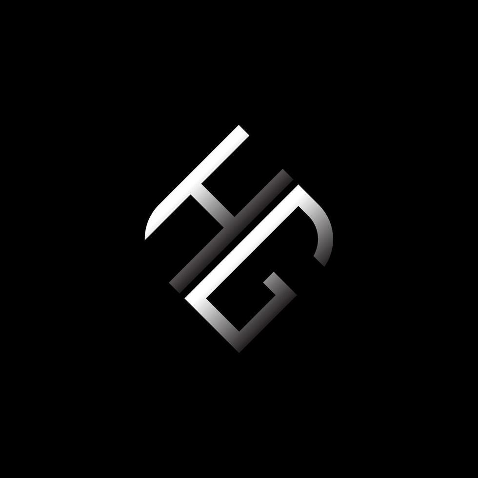 HG letter logo creative design with vector graphic