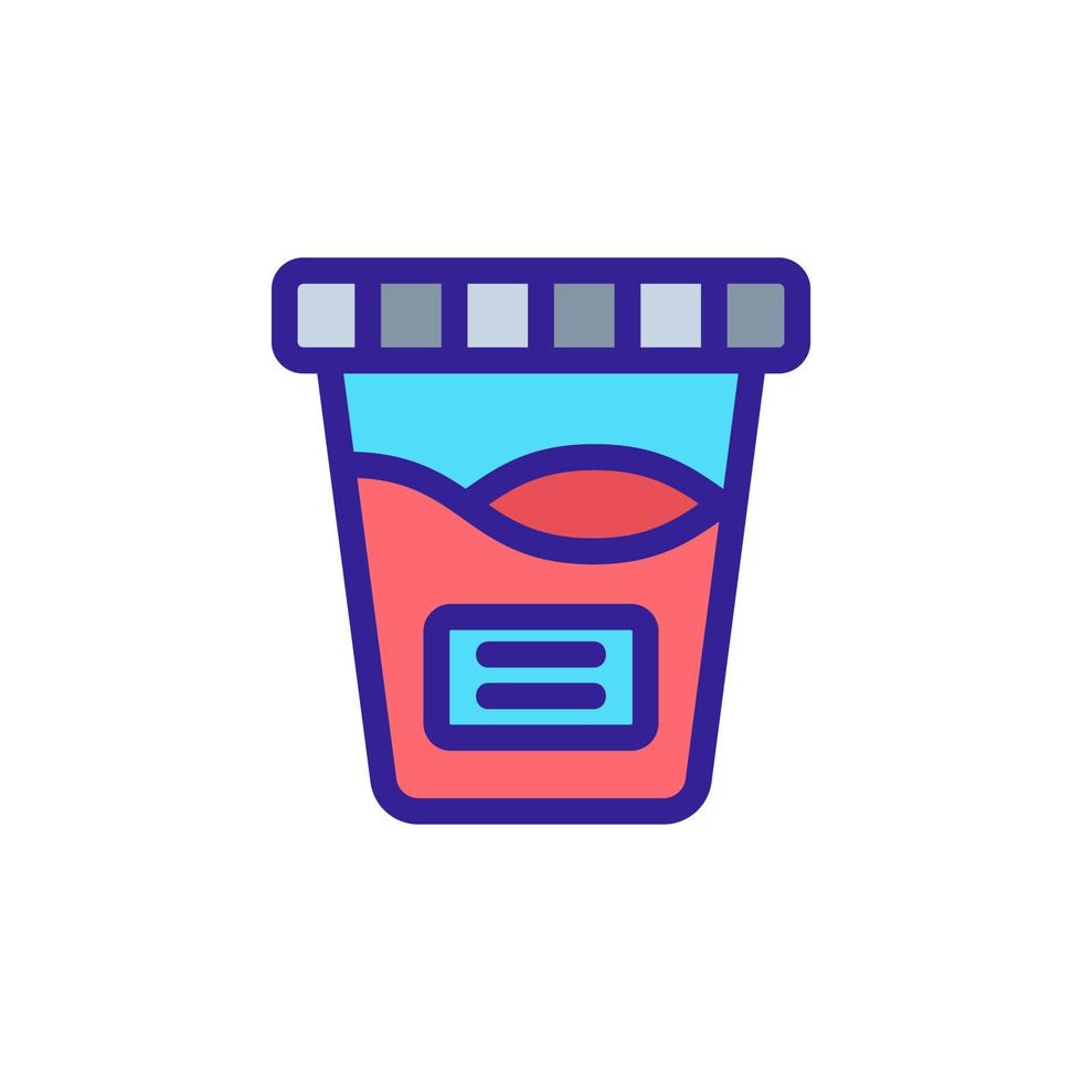 test urine icon vector outline illustration