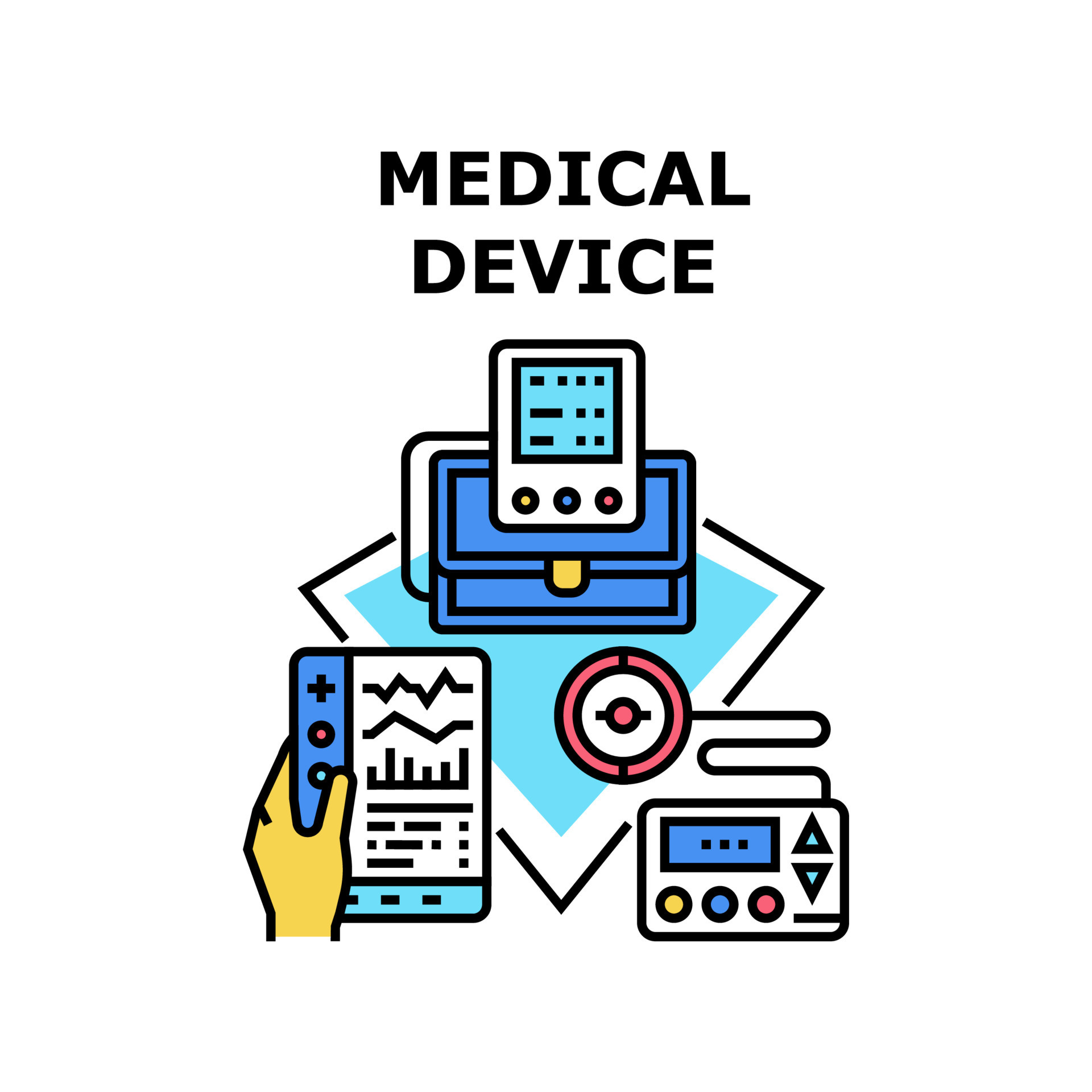 Medical device icon vector illustration 9906480 Vector Art at Vecteezy