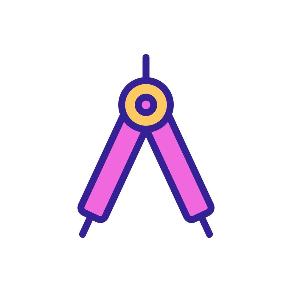 Circular icon vector. Isolated contour symbol illustration vector
