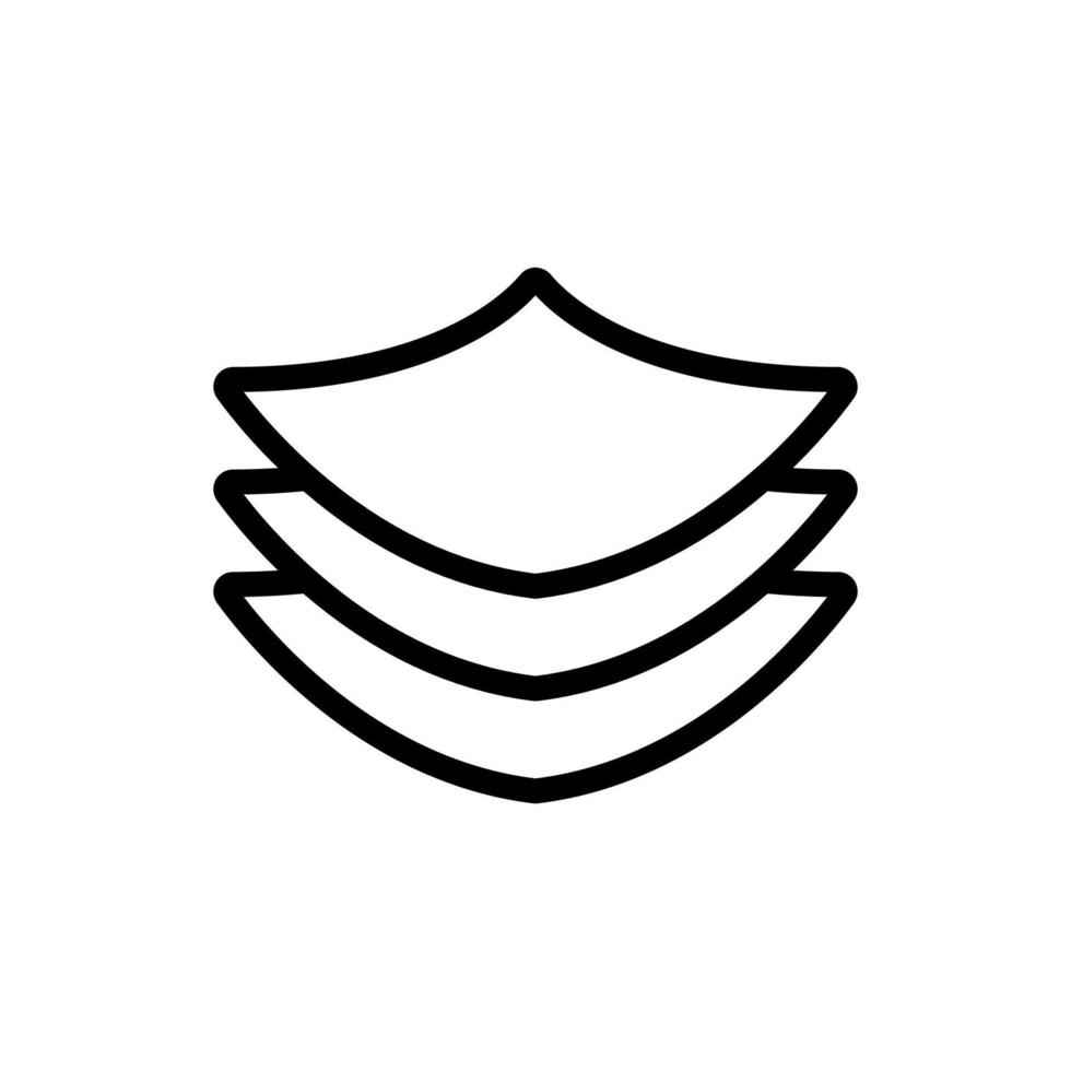 leaves skin icon vector outline illustration