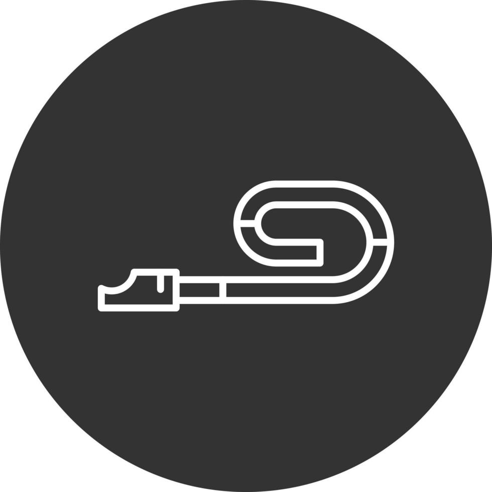 Noisemaker Line Inverted Icon vector