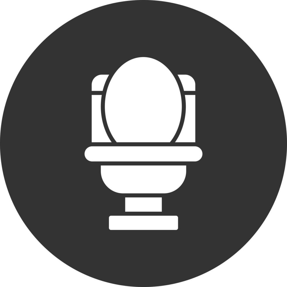 Wc Glyph Inverted Icon vector