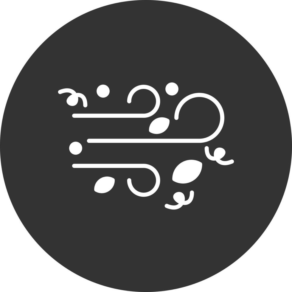 Mosquito Glyph Inverted Icon vector