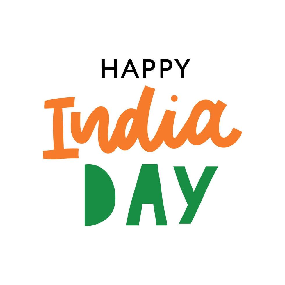 fondo creativo de color de la bandera nacional india con rueda ashoka, afiche elegante, diseño de pancarta o volante para el 15 de agosto, feliz celebración del día de la independencia. vector