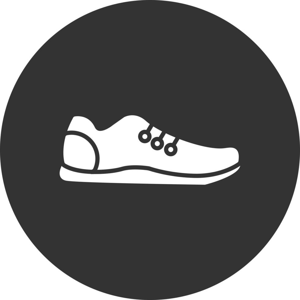 Footwear Glyph Inverted Icon vector