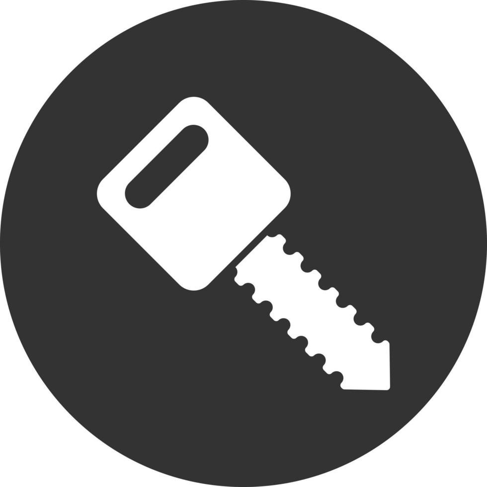 23 - Car Key Glyph Inverted Icon vector