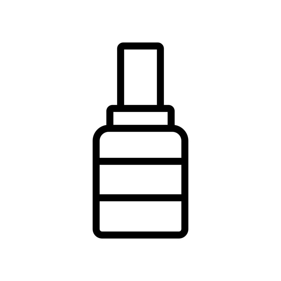 striped grease bottle icon vector outline illustration