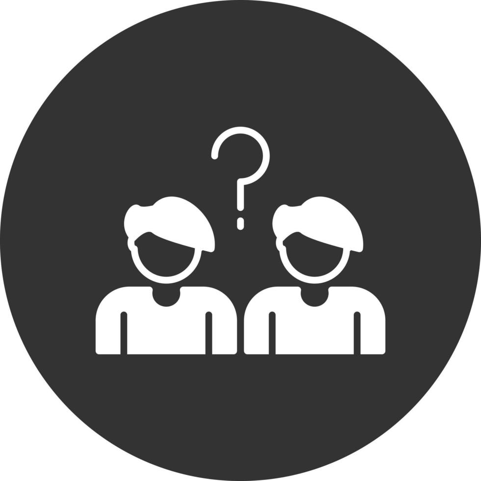Business Free Glyph Inverted Icon vector