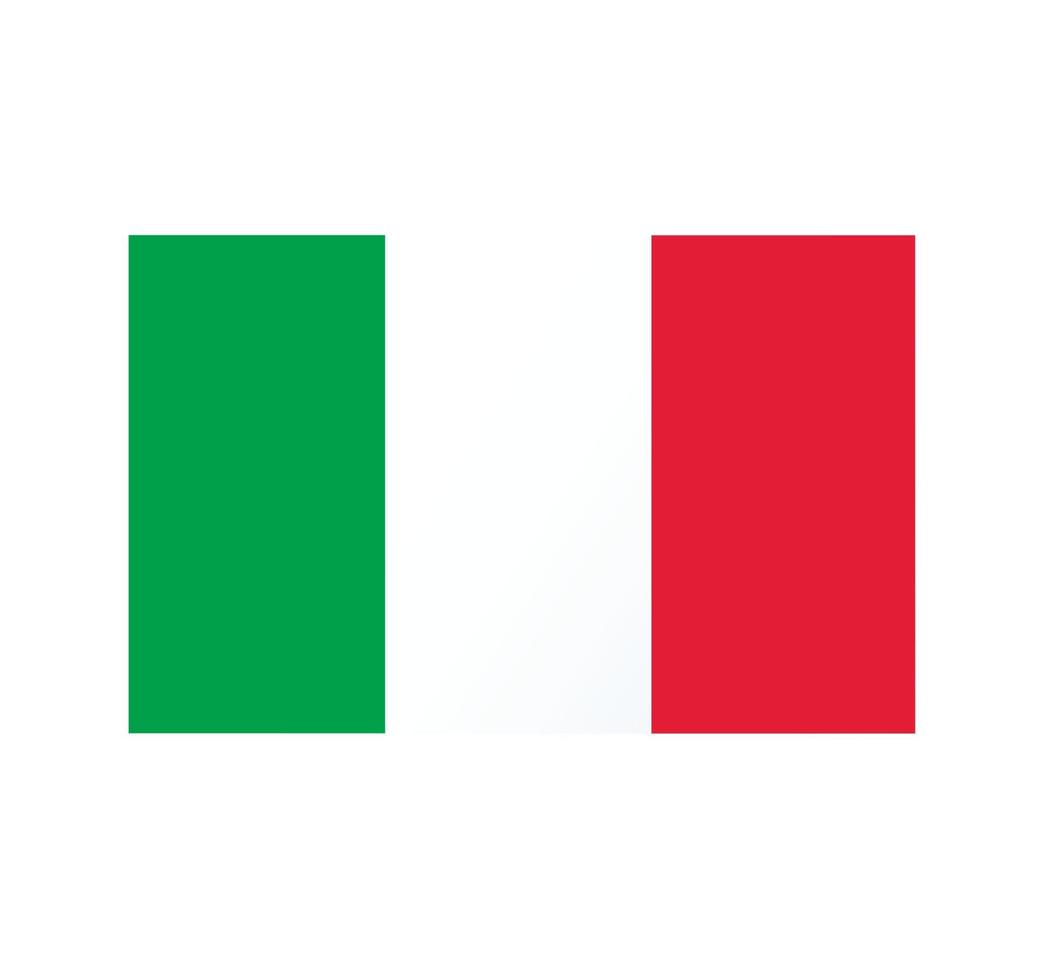 bandera de italia ilustración vectorial eps10 vector