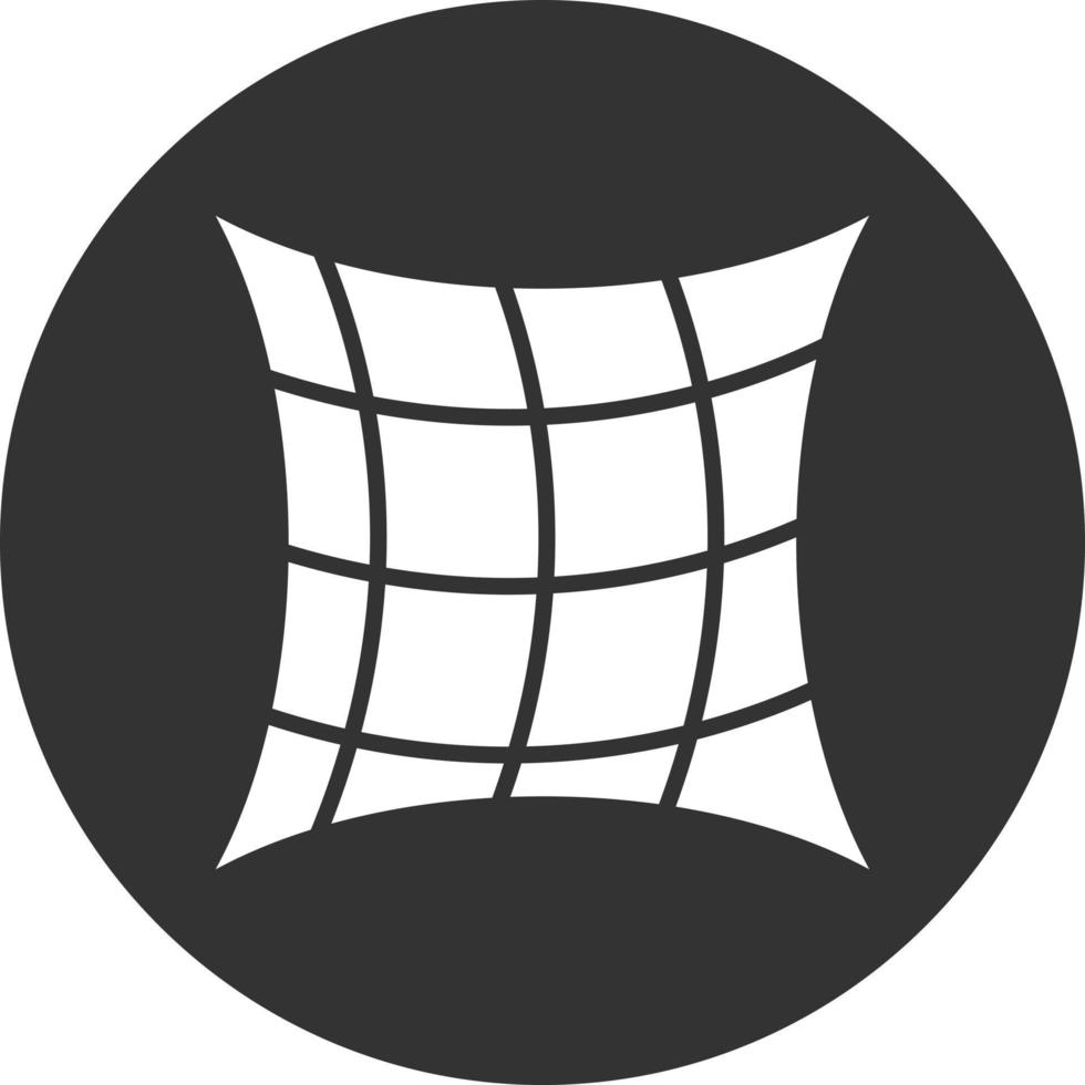 Net Glyph Inverted Icon vector