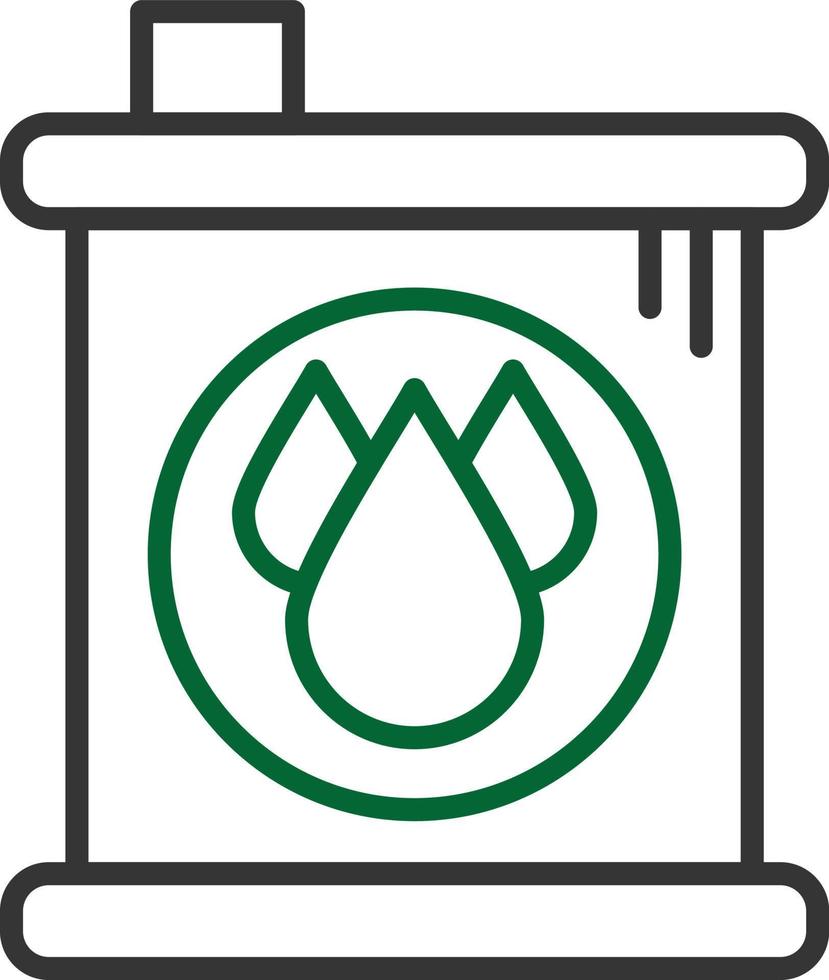 Oil Line Two Color vector