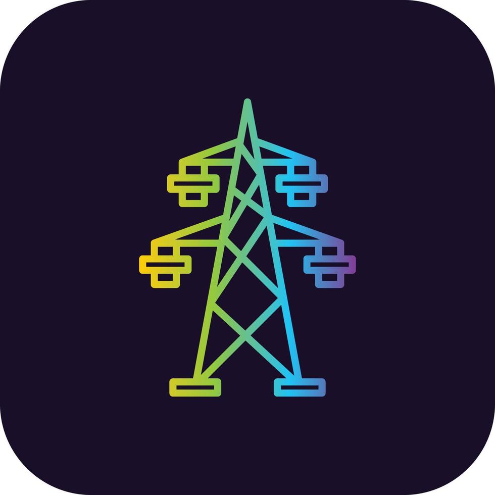 Power Gradient Icon vector