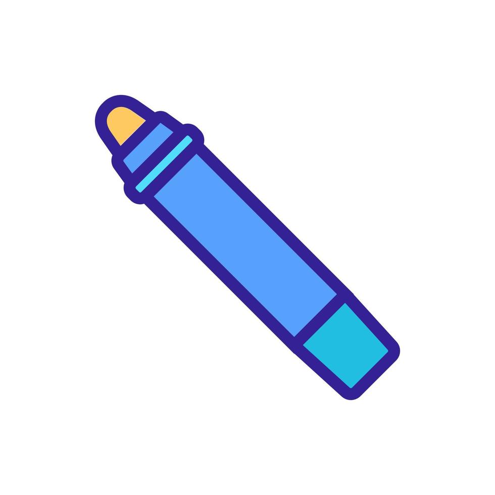 nourishing balm pencil icon vector outline illustration