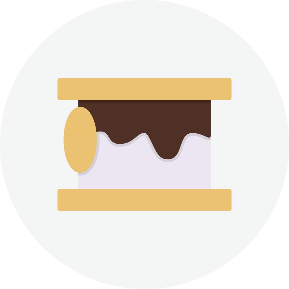 Smore Flat Circle vector