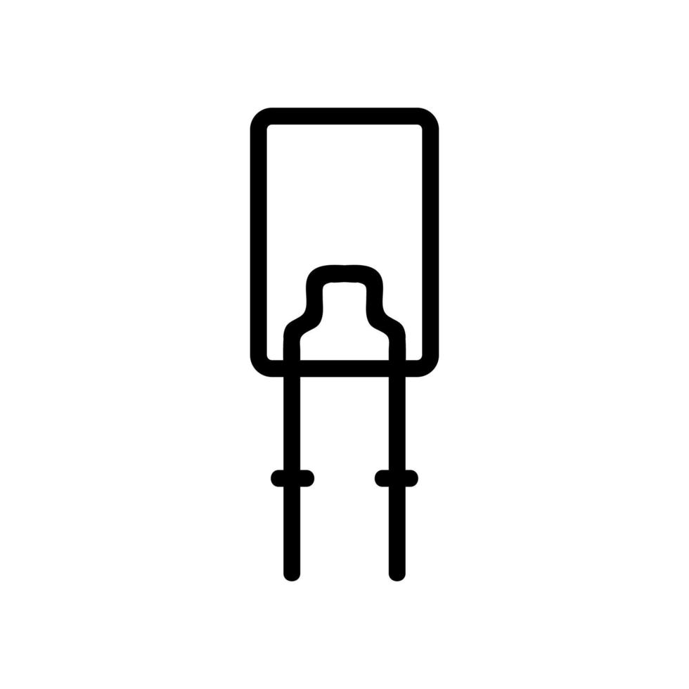 device led lampholder icon vector