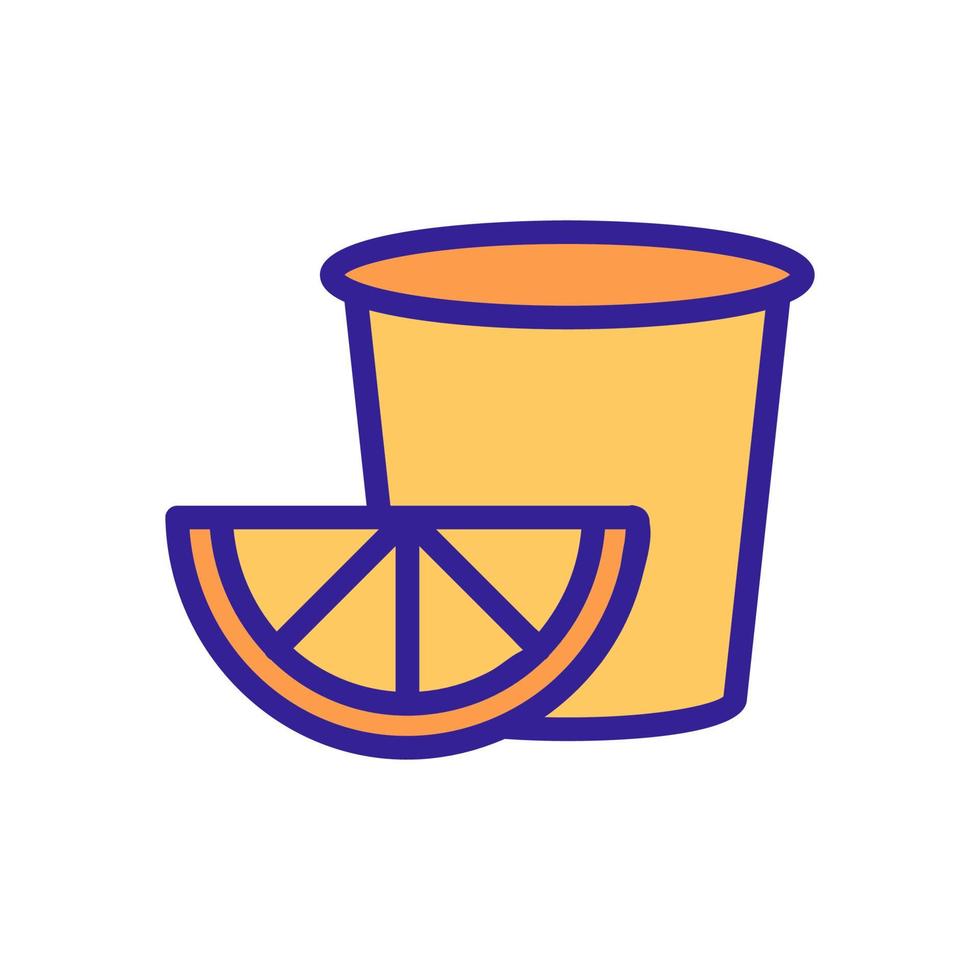 delicioso icono de vector fresco de limonada. ilustración de símbolo de contorno aislado