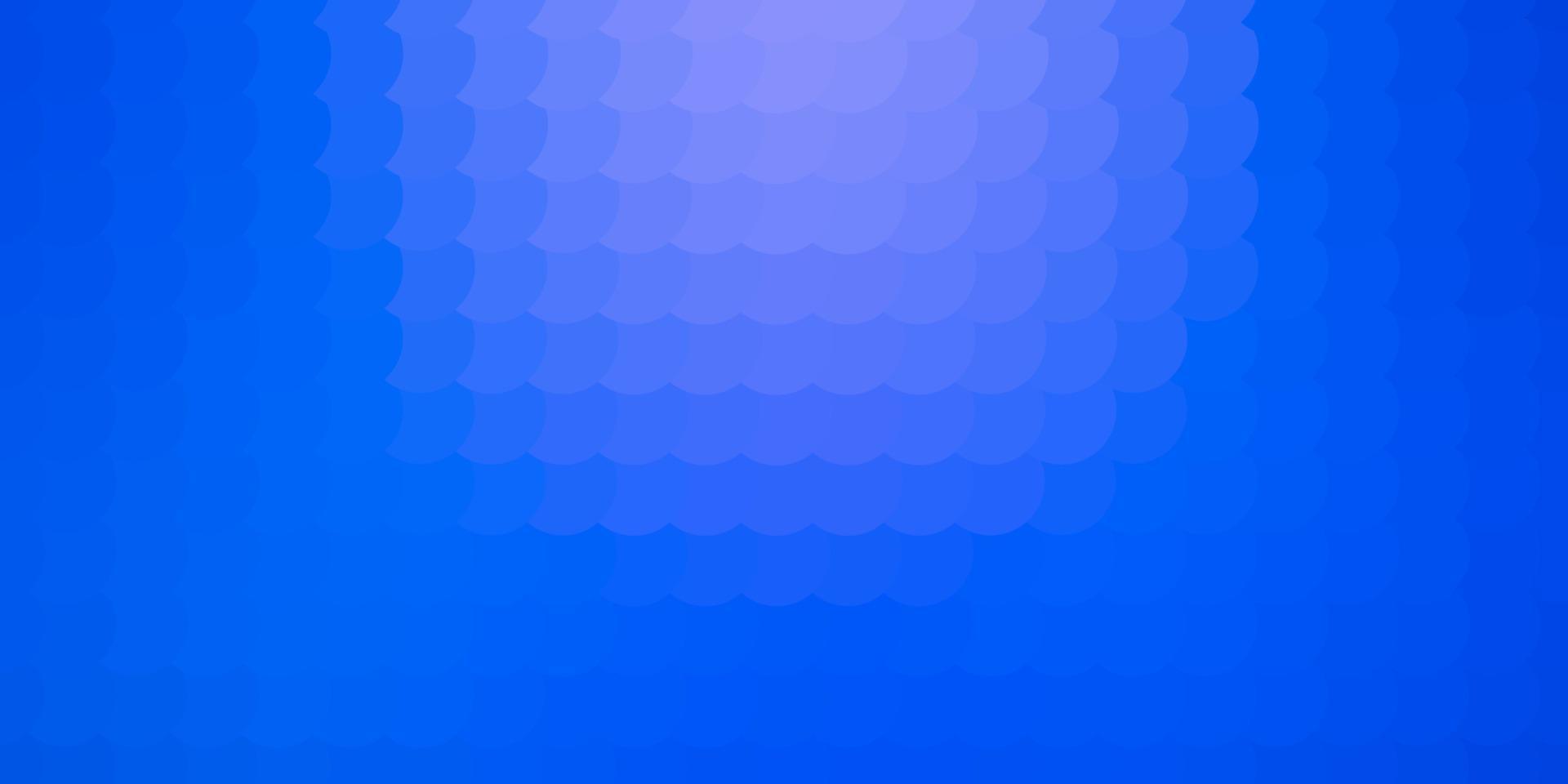 Fondo de vector azul claro con burbujas.