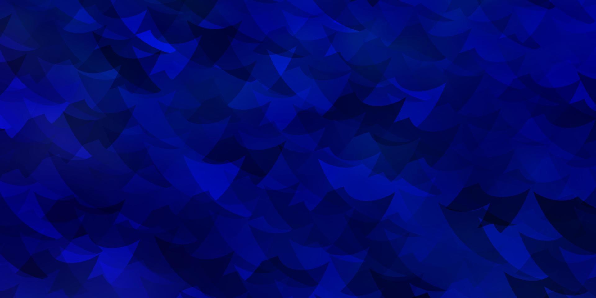 diseño de vector azul claro con rectángulos, triángulos.