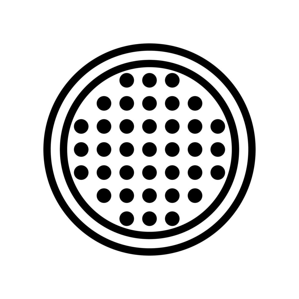 leds pixels icon vector outline illustration