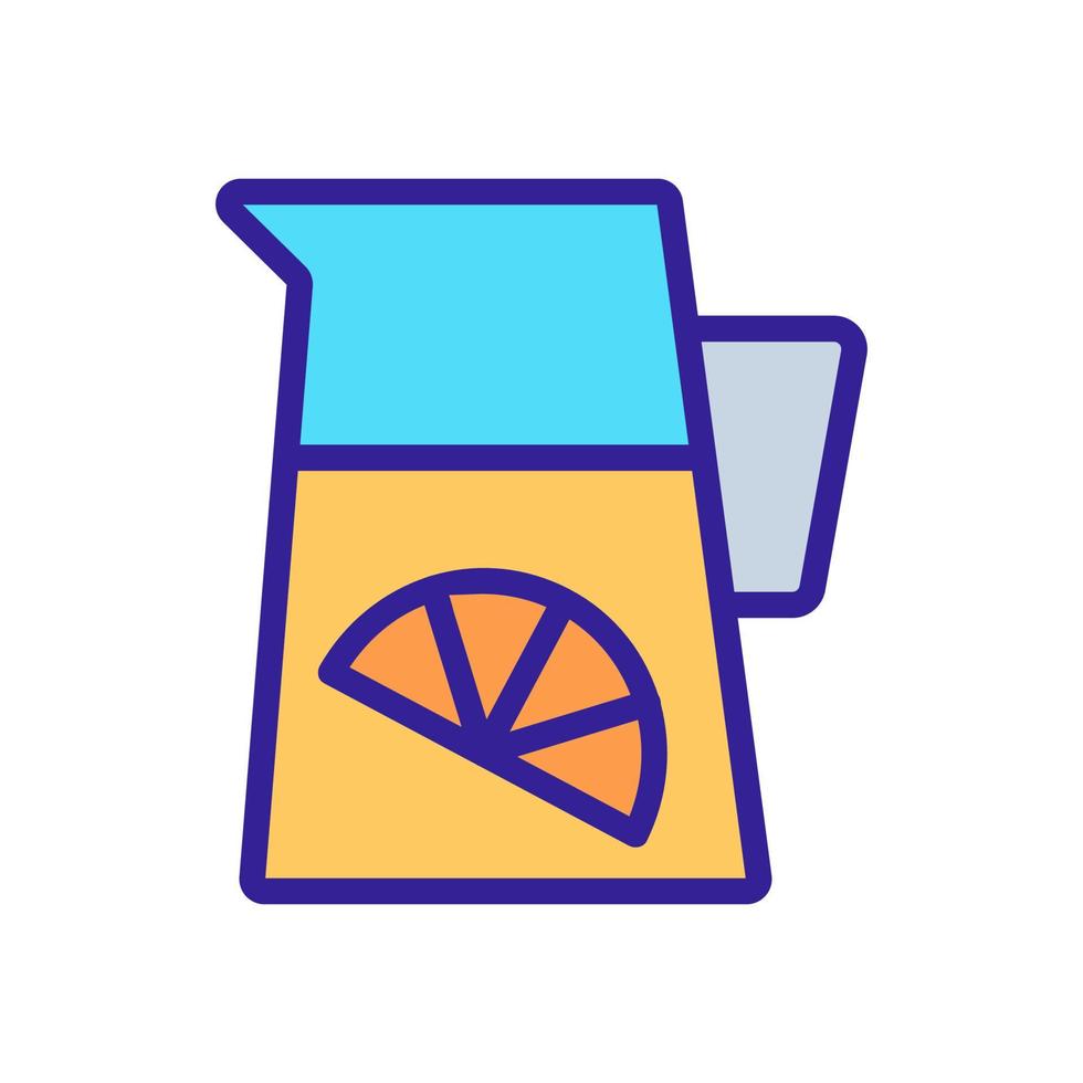 Delicious lemonade fresh vector icon. Isolated contour symbol illustration