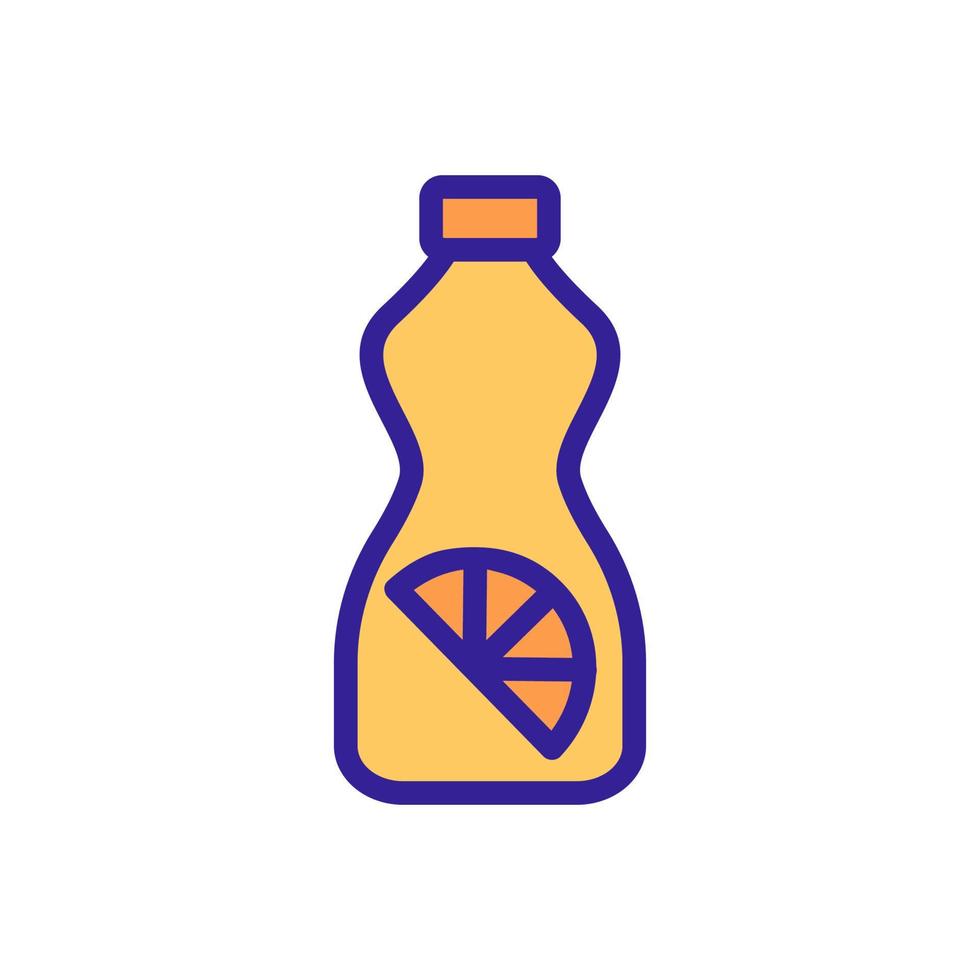 Delicious lemonade fresh vector icon. Isolated contour symbol illustration