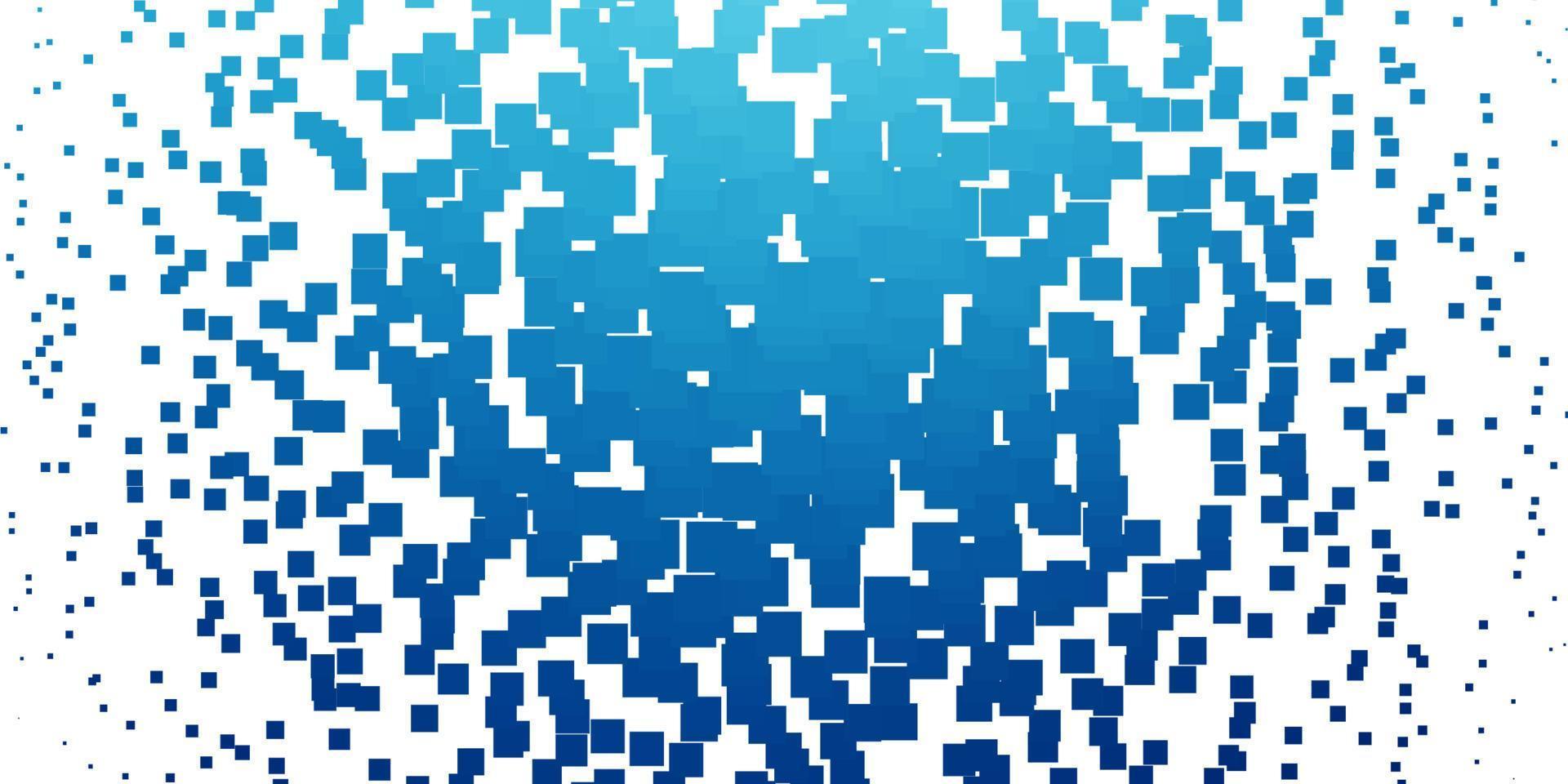 textura de vector azul claro en estilo rectangular.