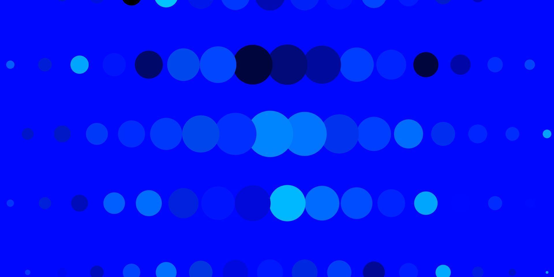 Dark BLUE vector texture with disks.