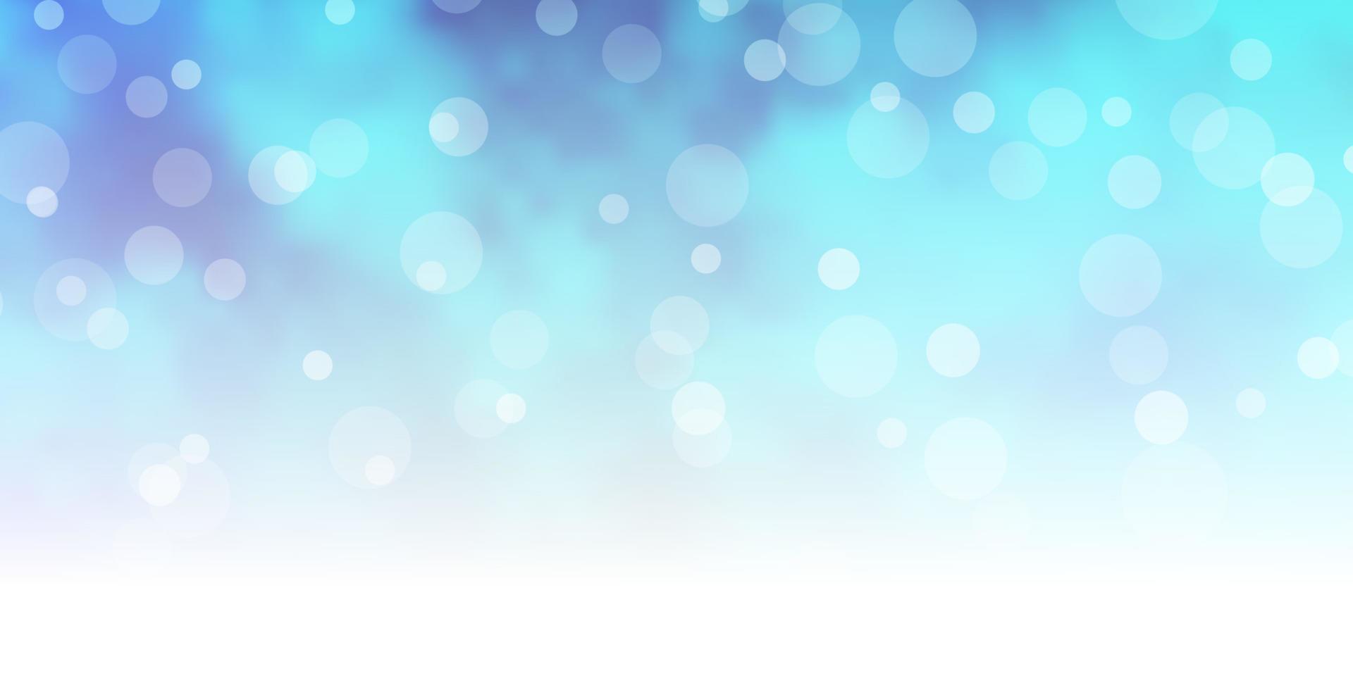 Light BLUE vector background with circles.