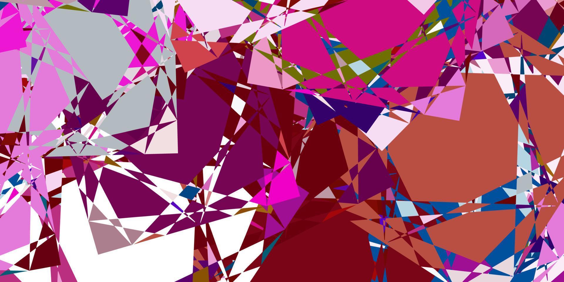 Light Multicolor vector texture with random triangles.