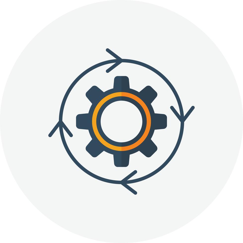 Iteration Flat Circle vector