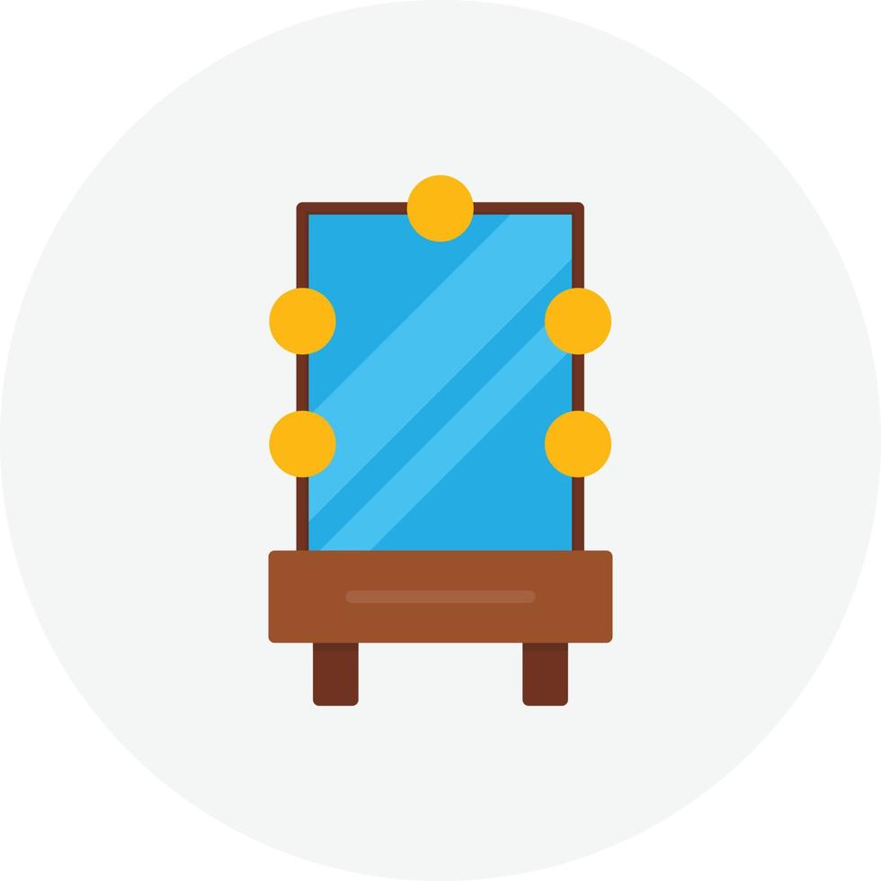 Mirror Filled Icon vector