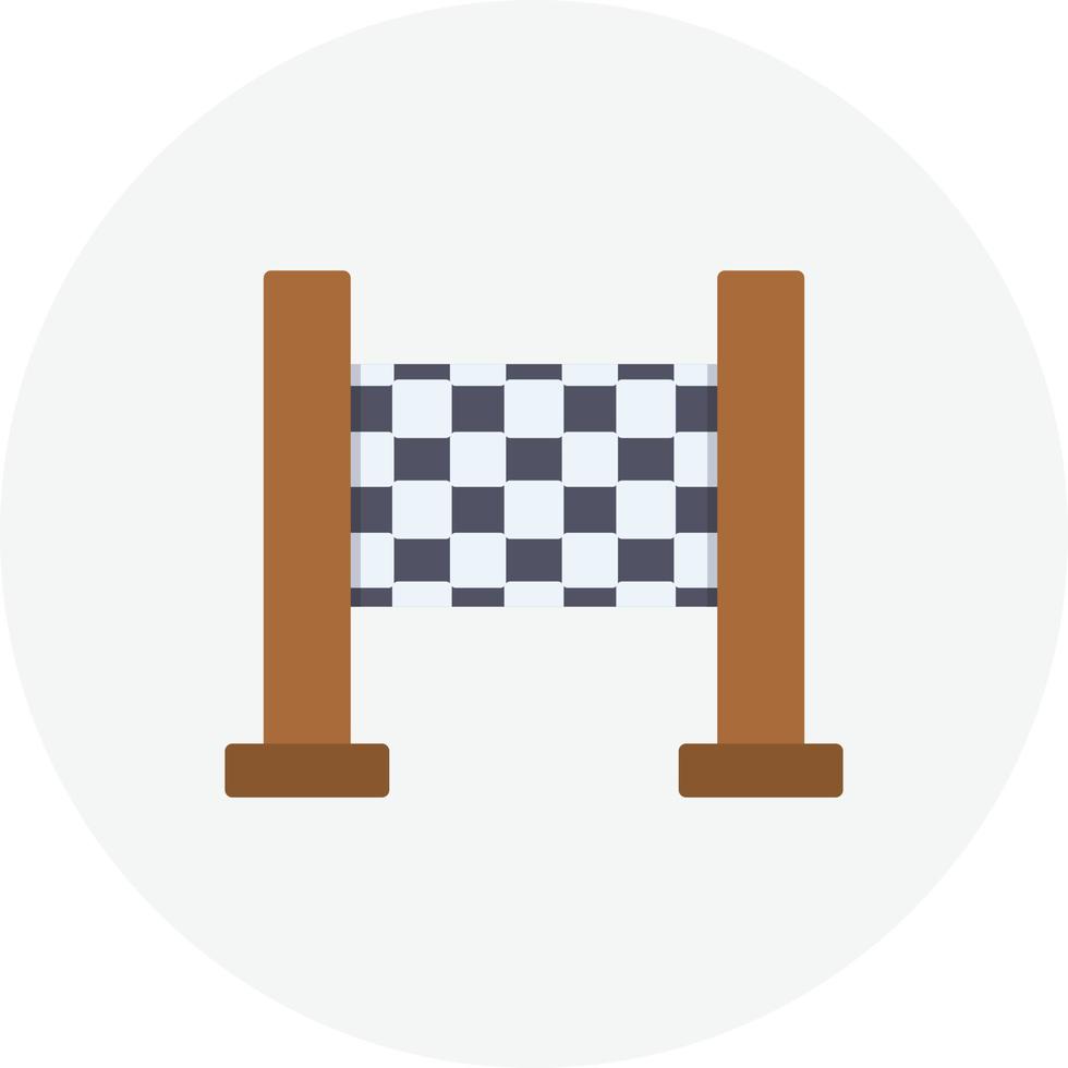 Finish Flat Circle vector