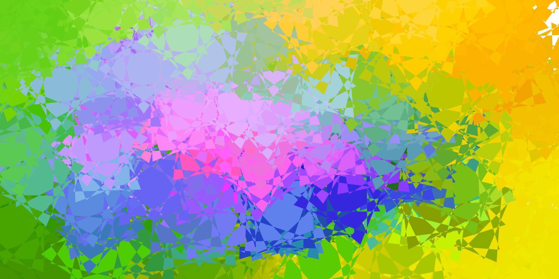 Light Multicolor vector texture with random triangles.