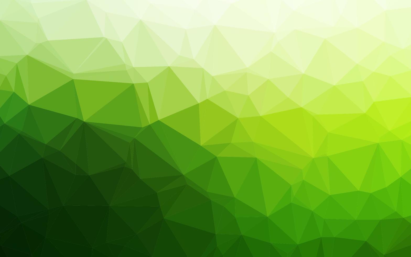 textura de poli baja vector verde claro.