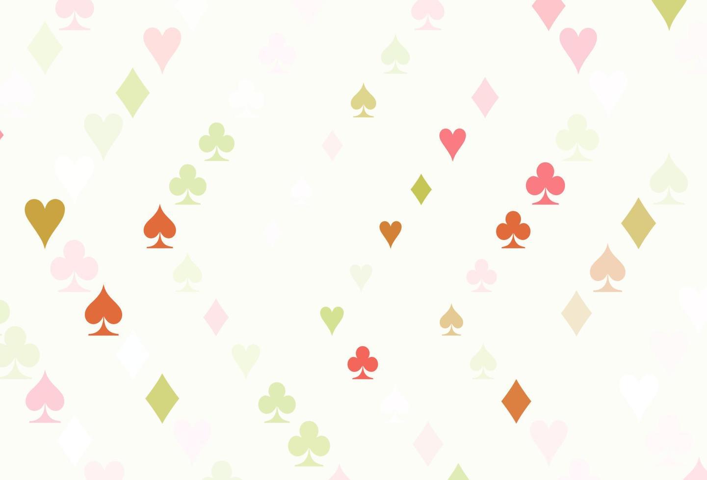Light Green, Red vector layout with elements of cards.