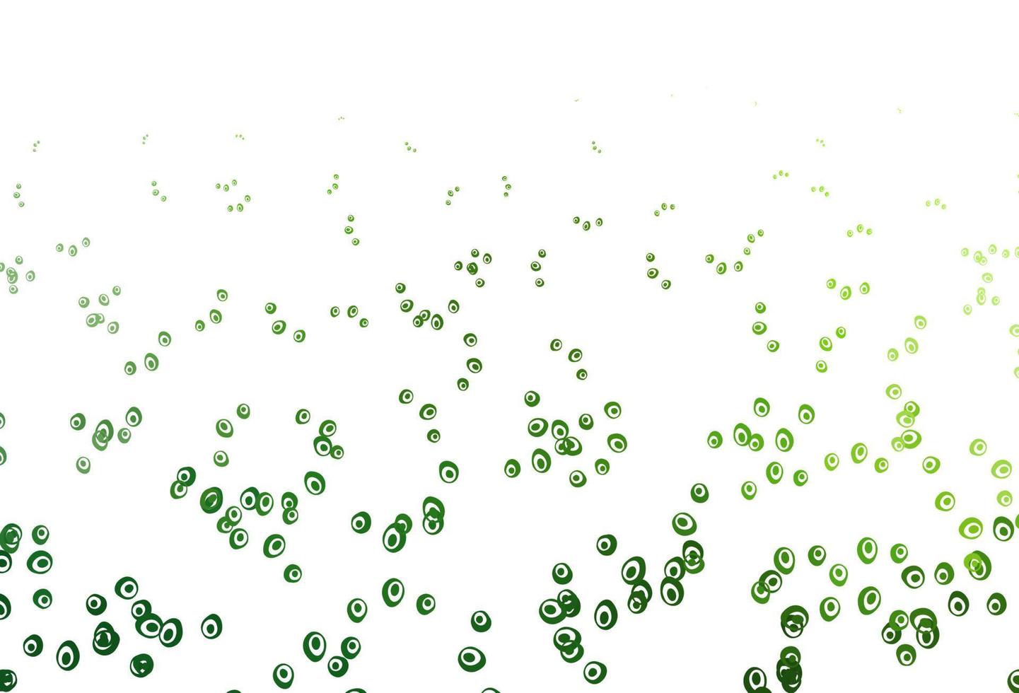 Light Green vector texture with disks.